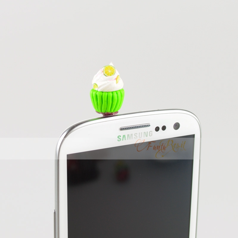 cupcakes per cellulare - Tappino antipolvere per auricolare